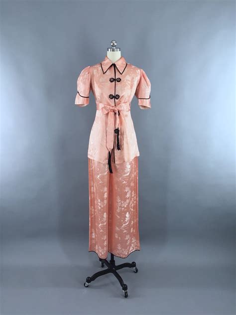 1930s pajamas|1930s pants for women.